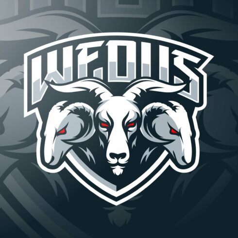 Goat Mascot Esport Logo cover image.