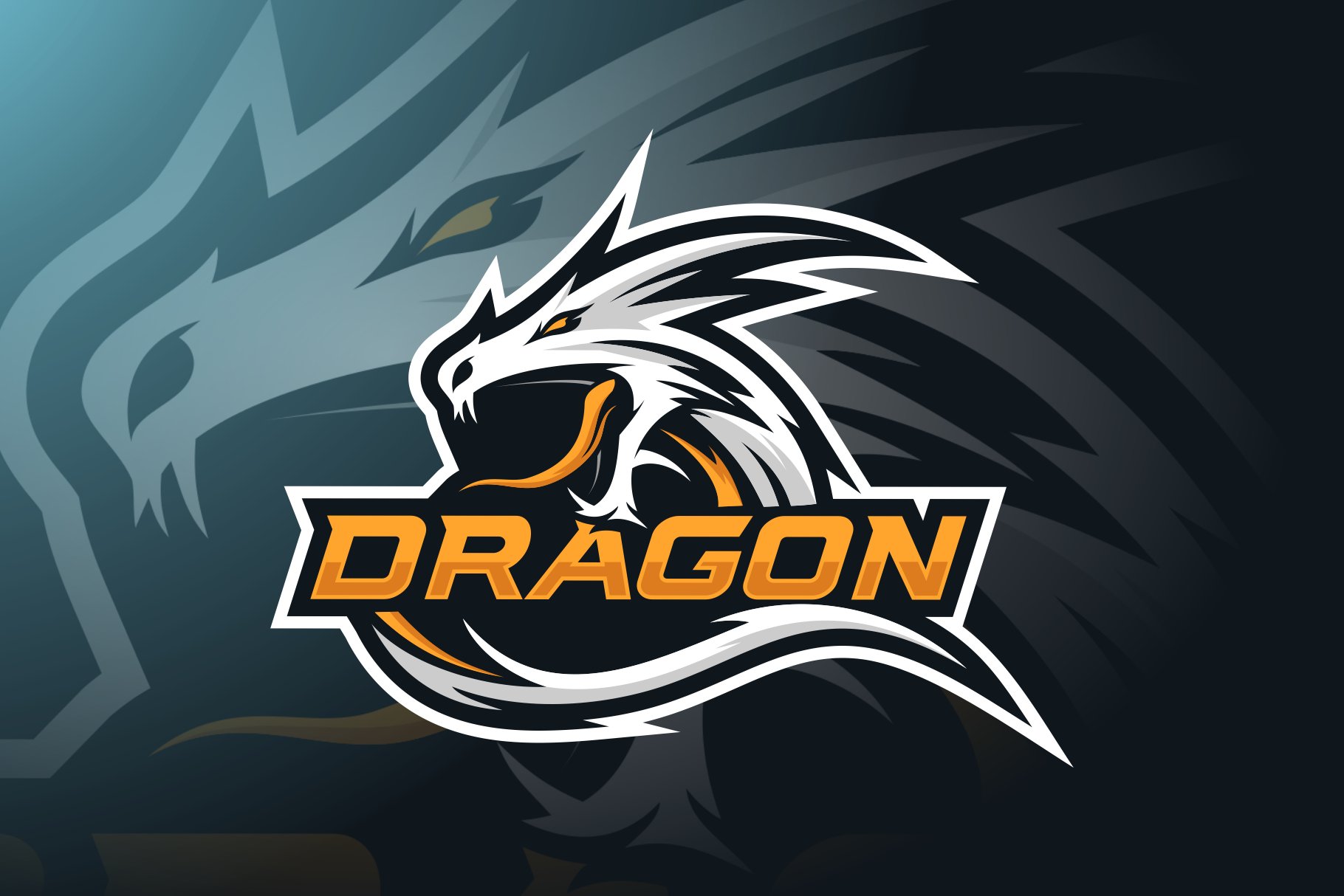 Dragon Mascot Esport Logo cover image.