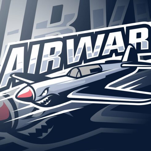 Airwar Mascot Esport Logo cover image.