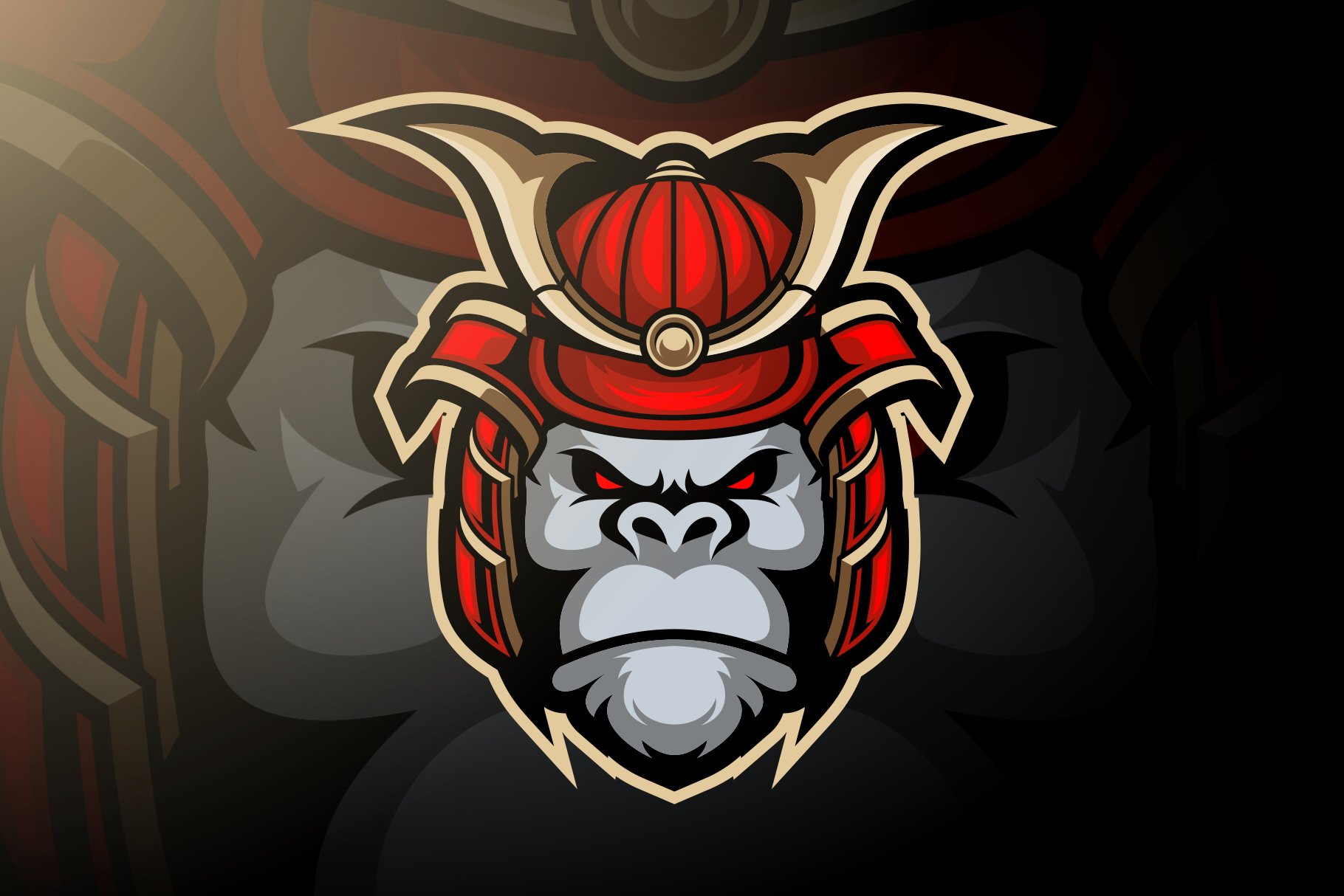 Gorilla Mascot Esport Logo cover image.