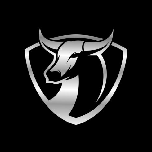 Bull logo template cover image.