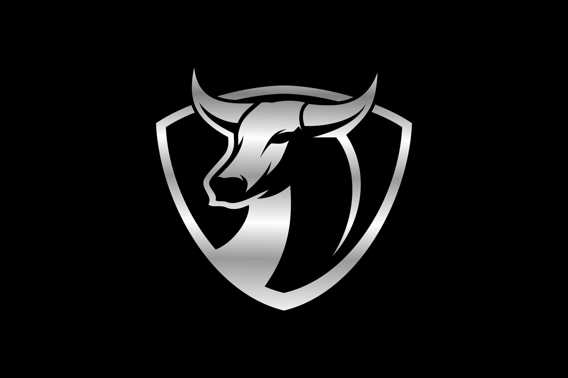 Bull logo template cover image.