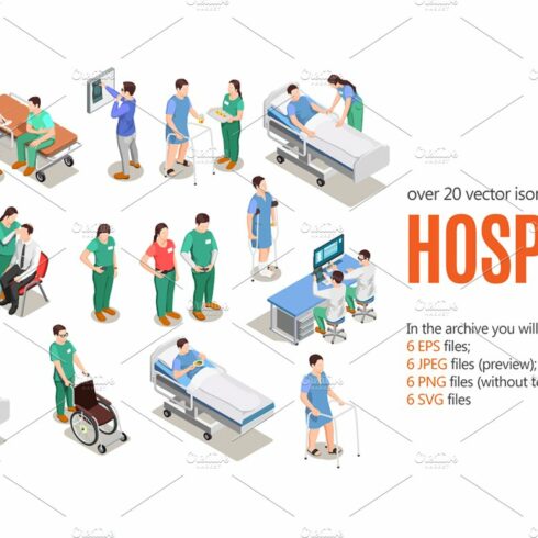 Hospital Isometric Set cover image.