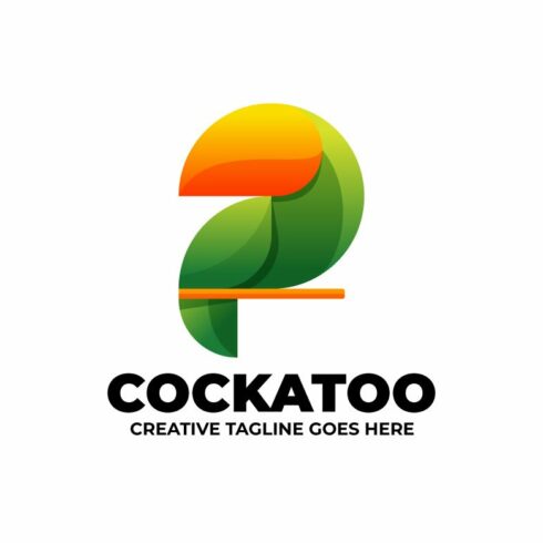 Cockatoo Gradient Logo Template cover image.