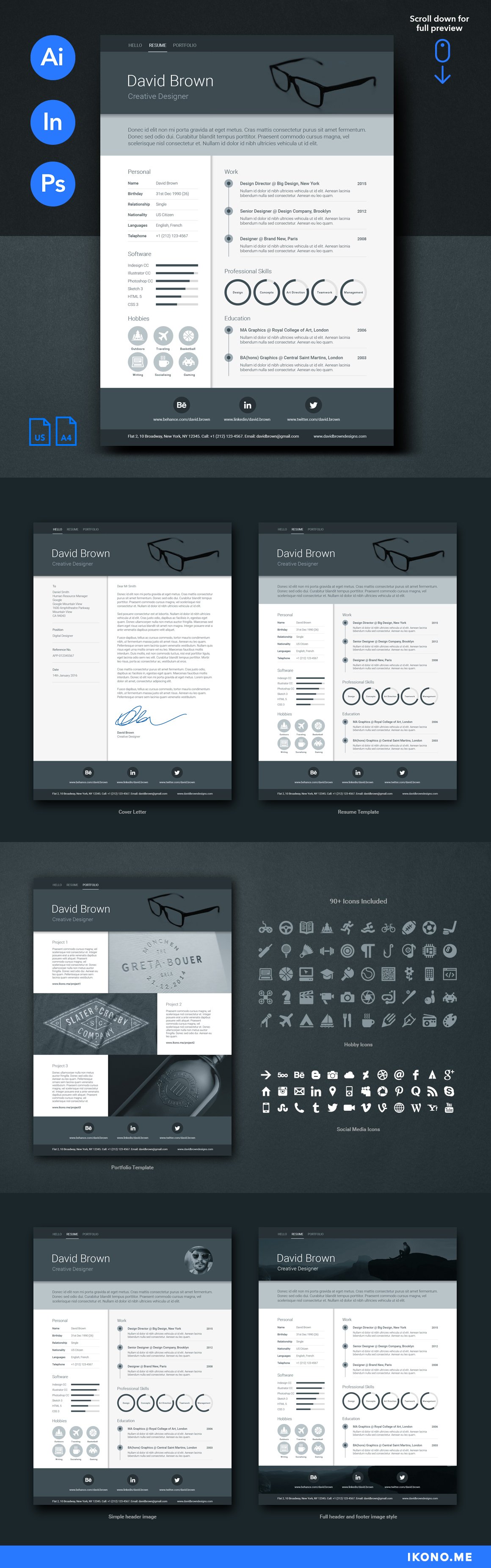 Material Resume Bundle cover image.