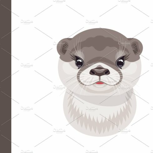 Funny Otter Face cover image.