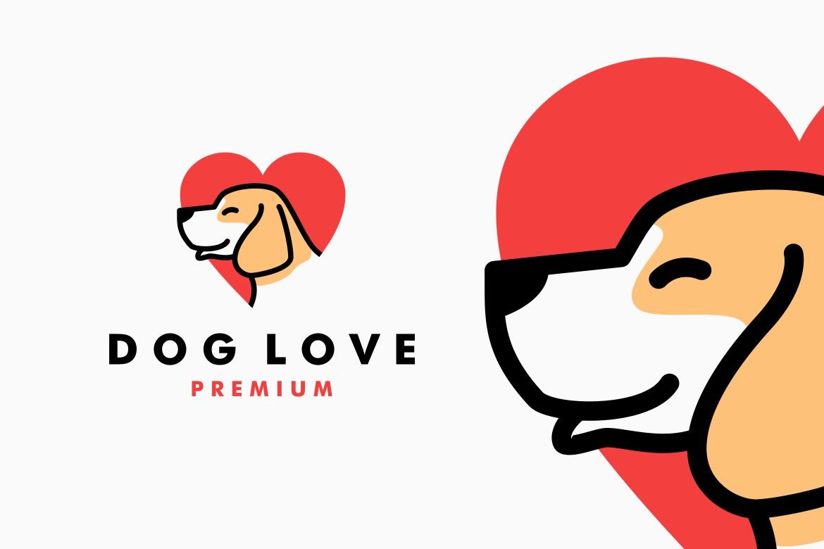 dog love logo cover image.