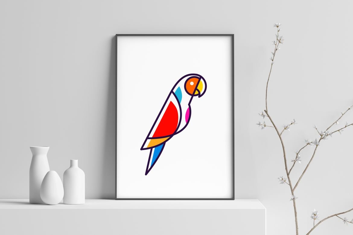 parrot logo preview image.