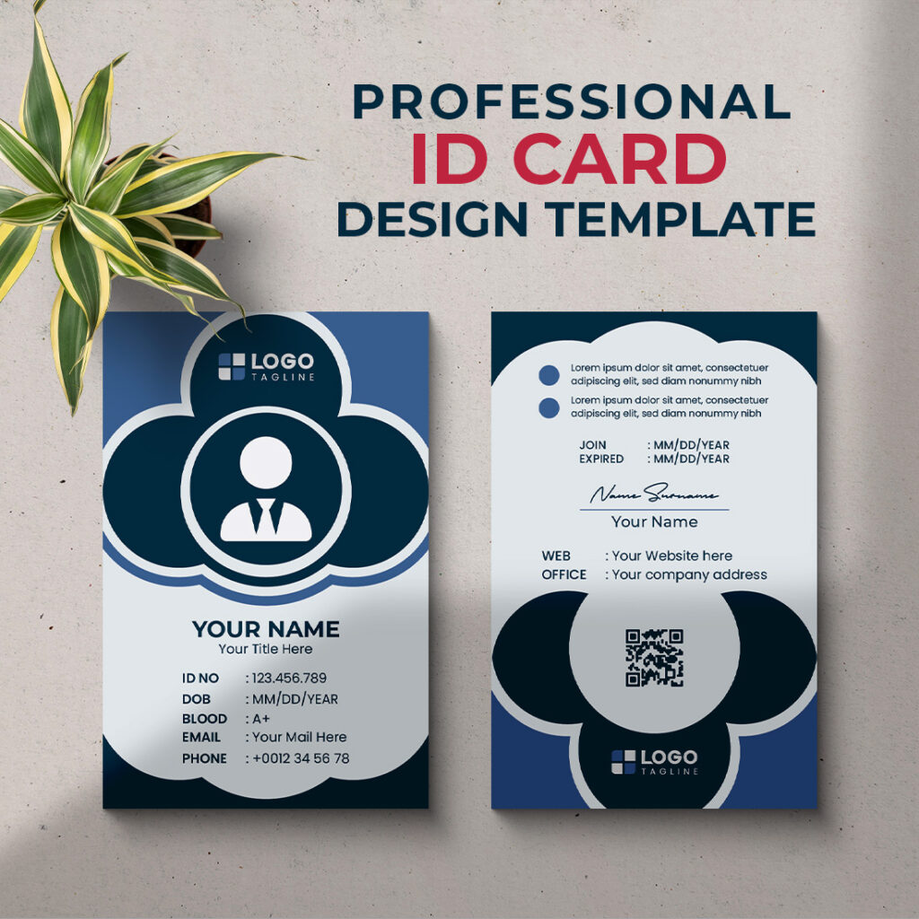 Professional Creative Modern Unique Id Card Design Template - MasterBundles