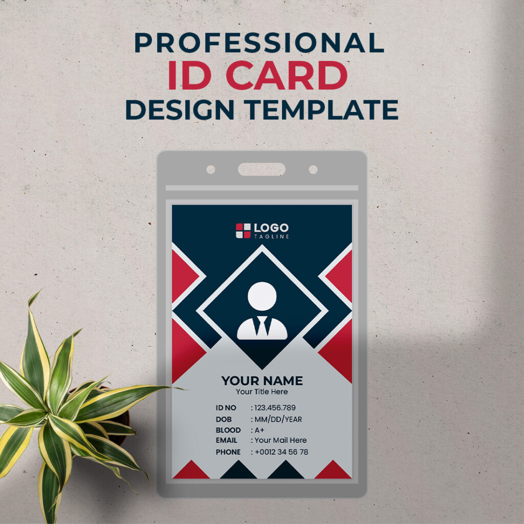Professional Creative Modern Unique Id Card Design Template - MasterBundles