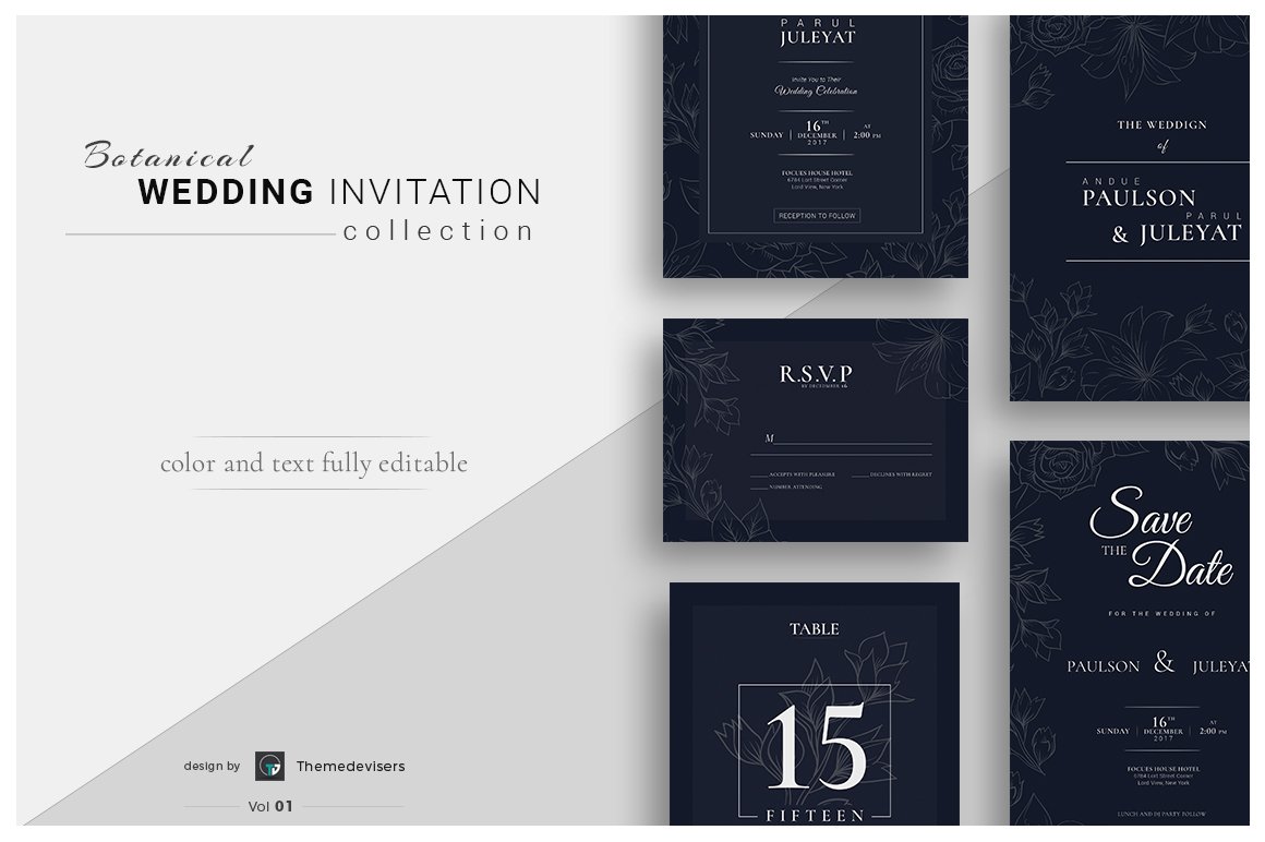 Wedding Invitation Suite cover image.