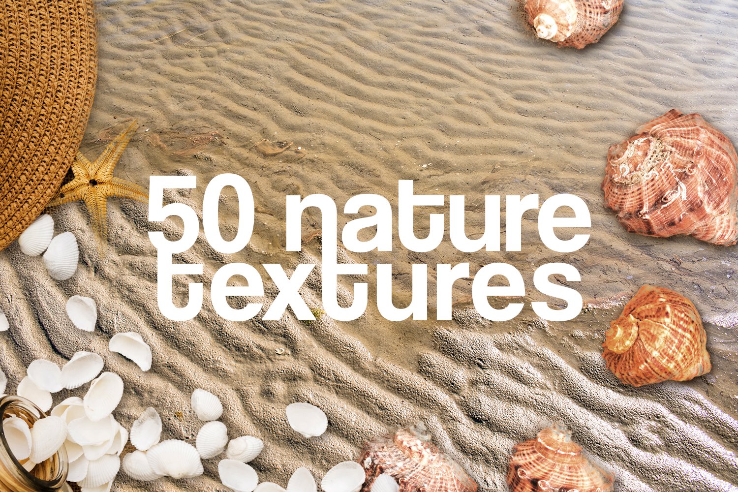 Nature Photoshop textures cover image.