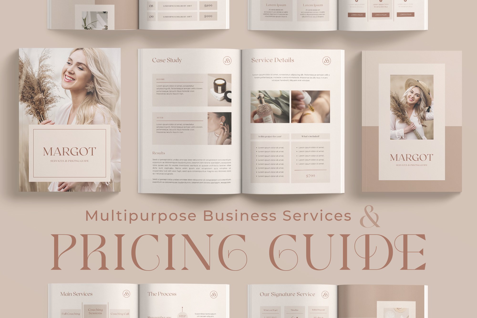 Services and Pricing Guide Template cover image.