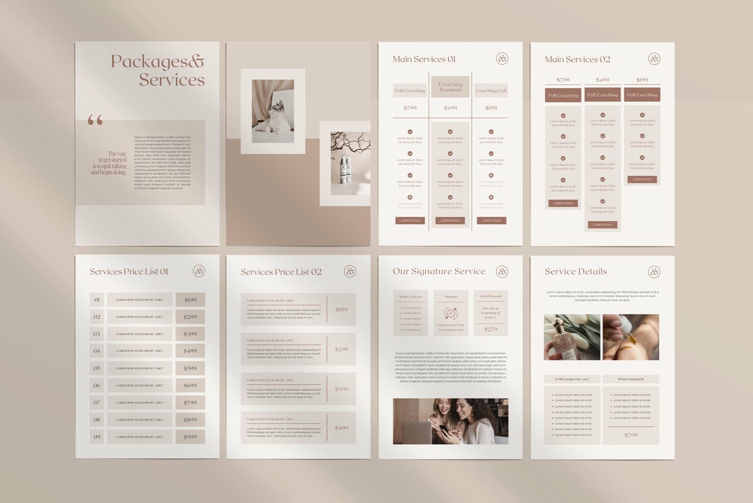 Services and Pricing Guide Template – MasterBundles