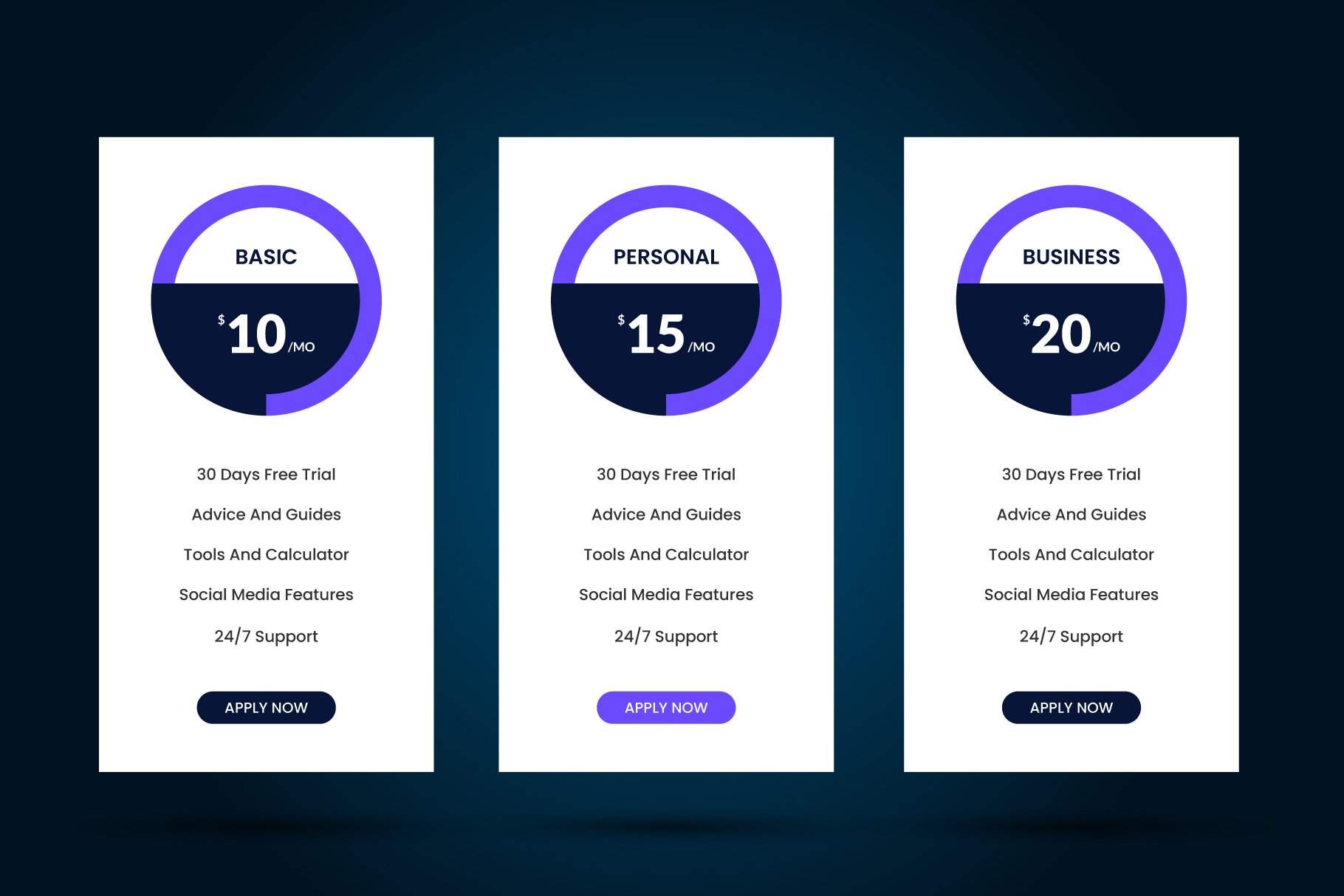 Pricing Table cover image.