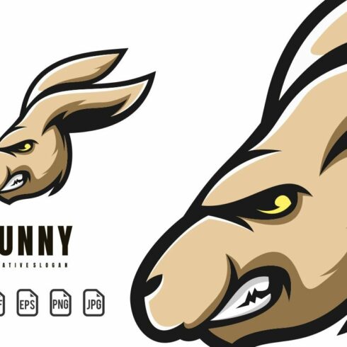 Bunny Mascot Logo cover image.
