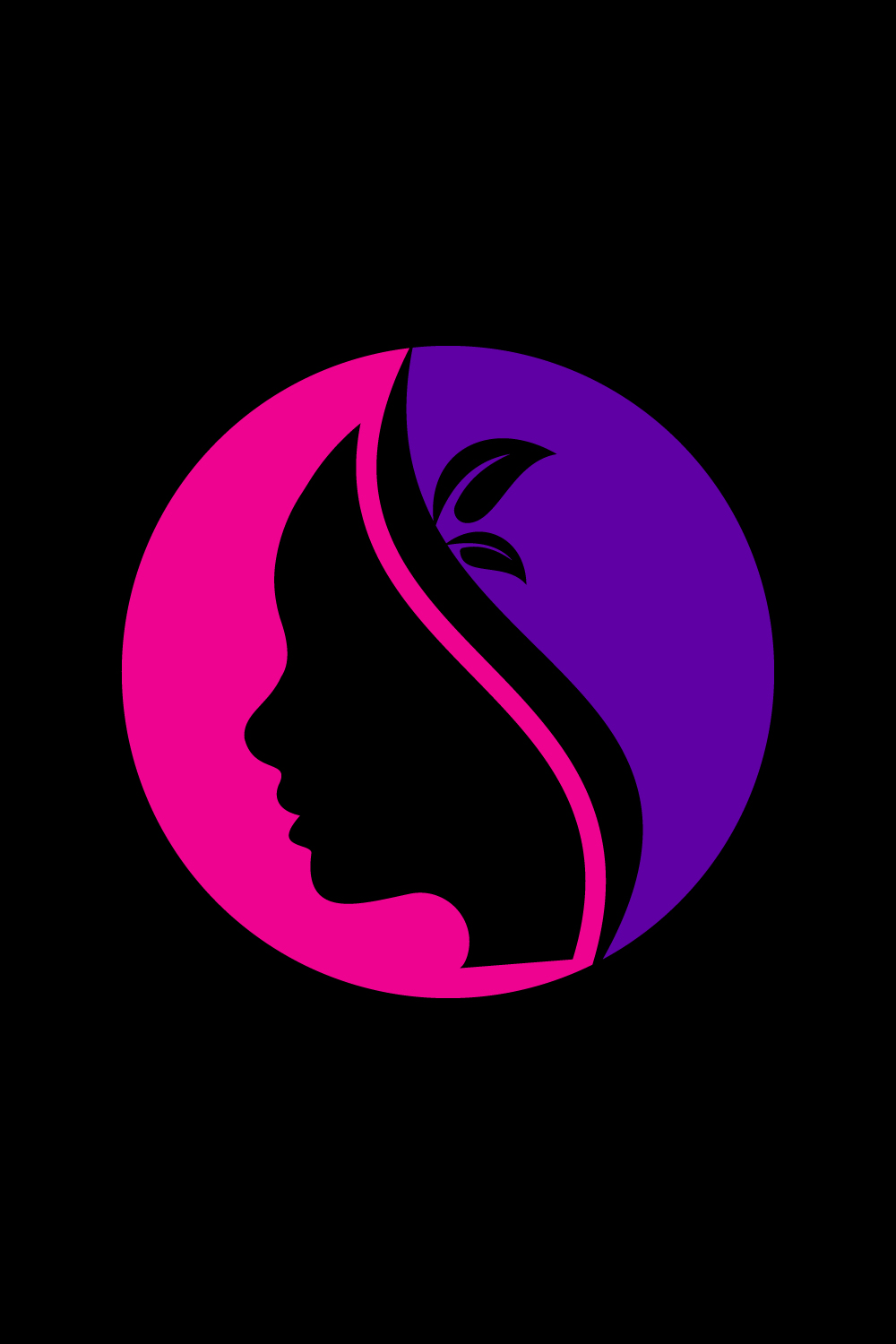 Beauty parlor, Skincare, Salon, Spa, Dermatology Clinic Flower Logo Design Vector design concept pinterest preview image.