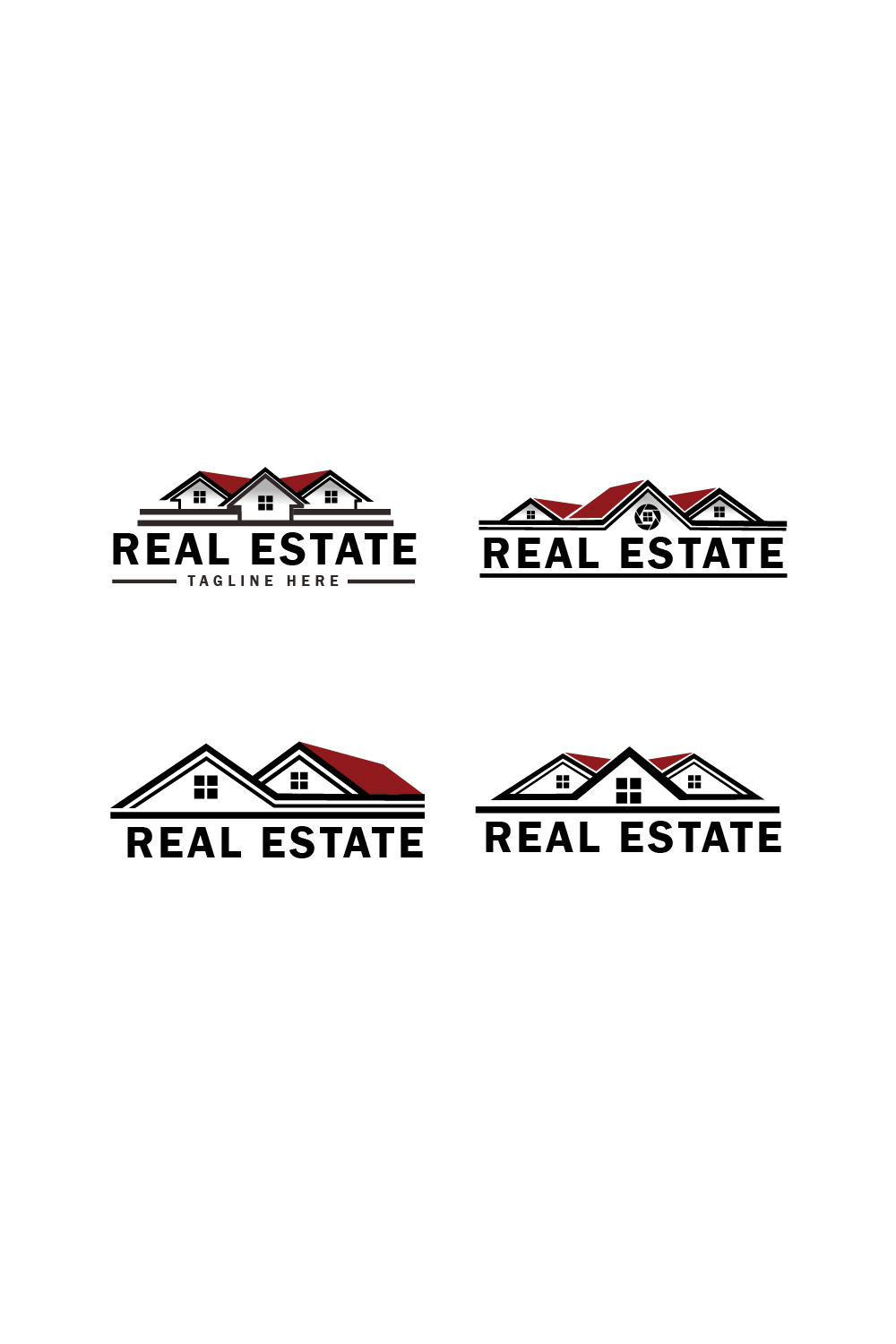 Set Real Estate Logo MasterBundles