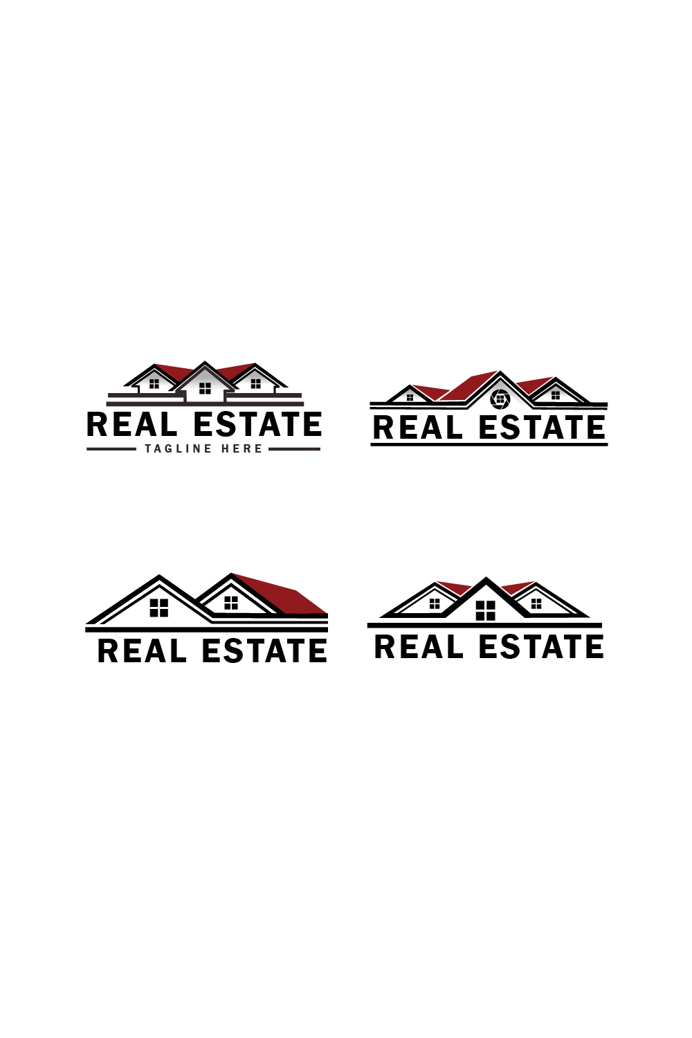 Set Real Estate Logo pinterest preview image.