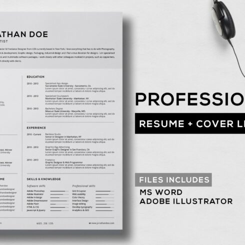 Professional Resume + Cover Letter 6 cover image.