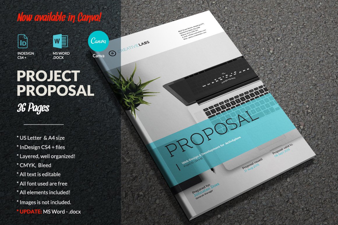 Canva Proposal preview image.