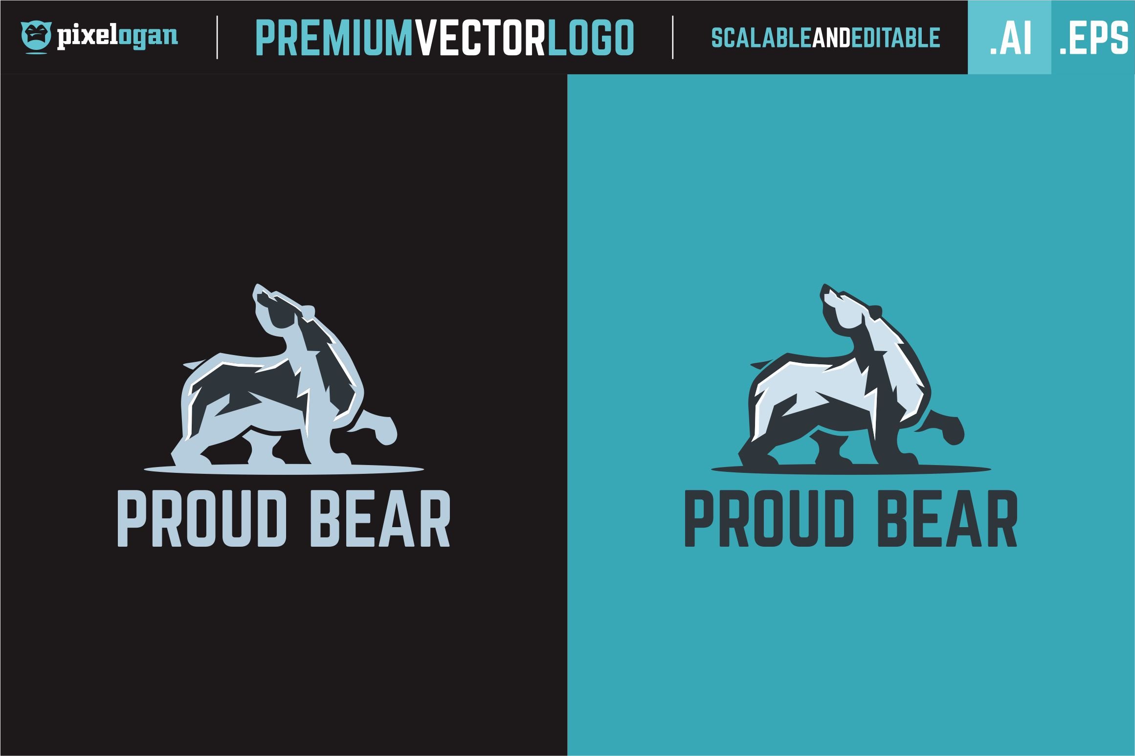 Proud Bear Logo preview image.