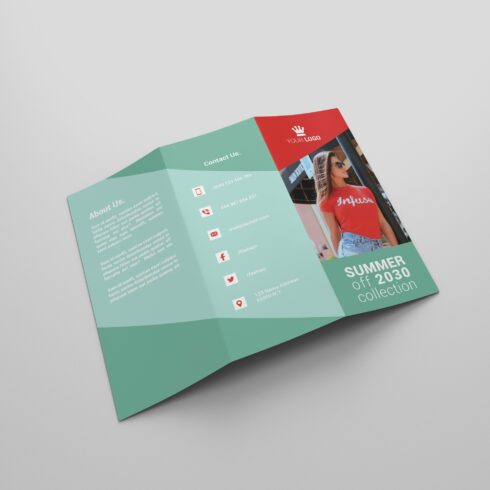 Fashion Tri-fold Brochures cover image.