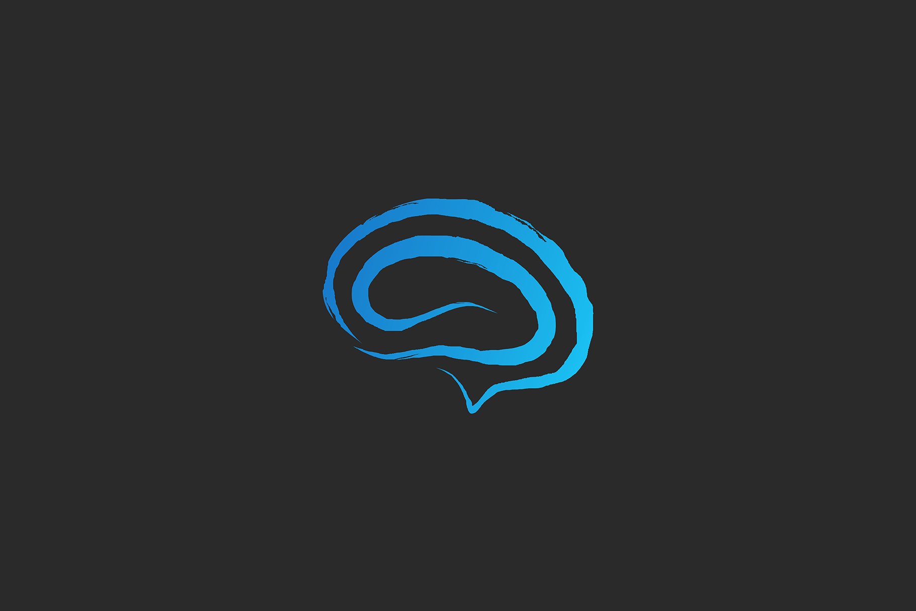 psychiatry logo design template cover image.
