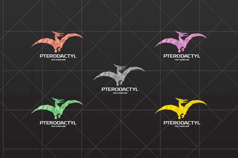 pterodactyl logo bird 155