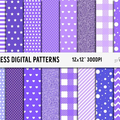 Purple Digital Paper | Patterns cover image.