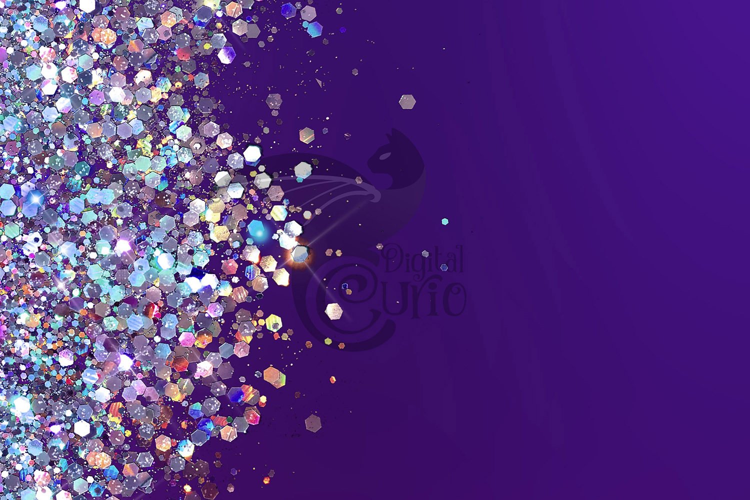 Holographic Glitter Backgrounds preview image.