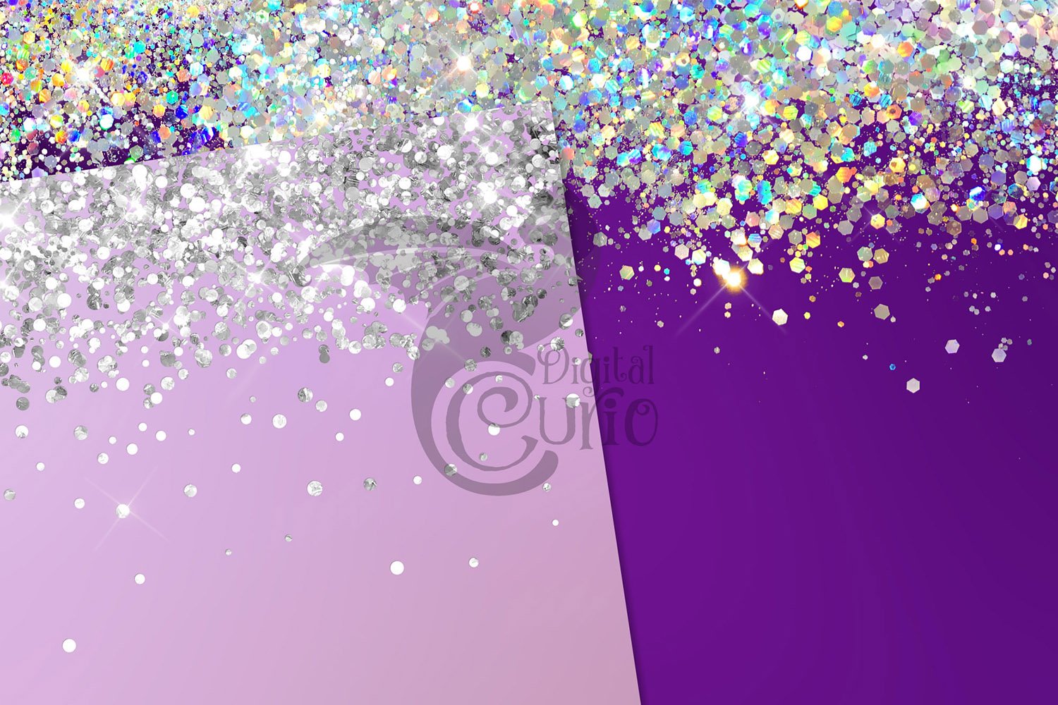 purple holographic glitter preview 4 616