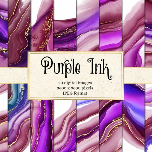 Purple Ink Textures cover image.