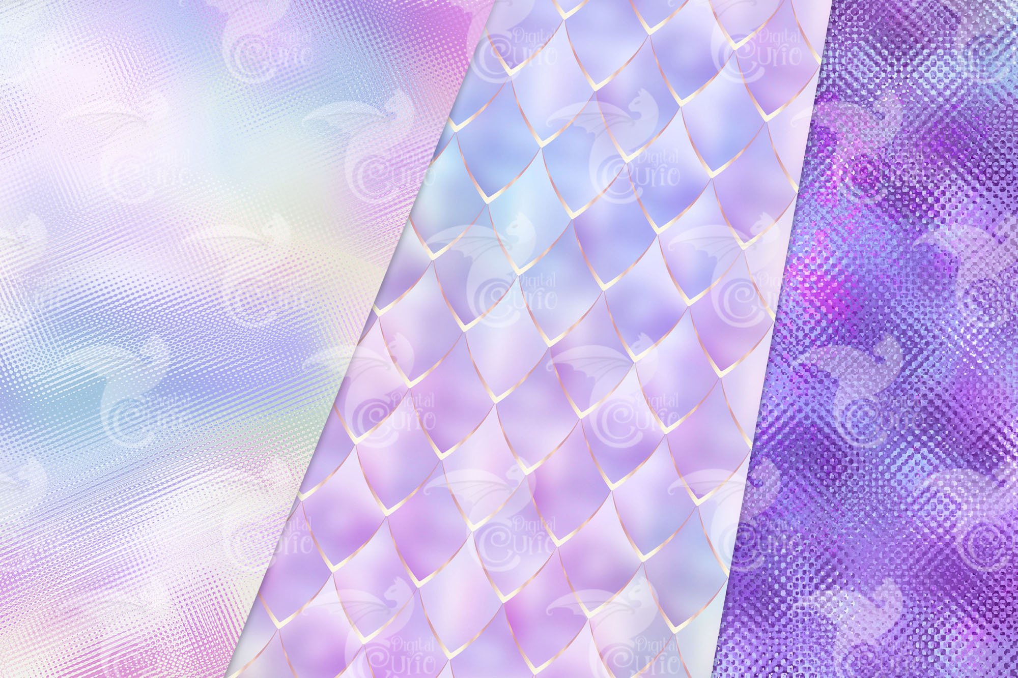 Purple Iridescent Textures preview image.
