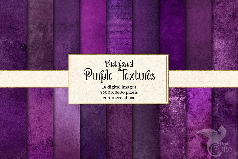 Distressed Purple Textures cover image.