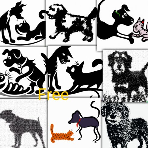 Free Dog and Cat SVG files | Dog and Cat SVG files for Digital Creators cover image.