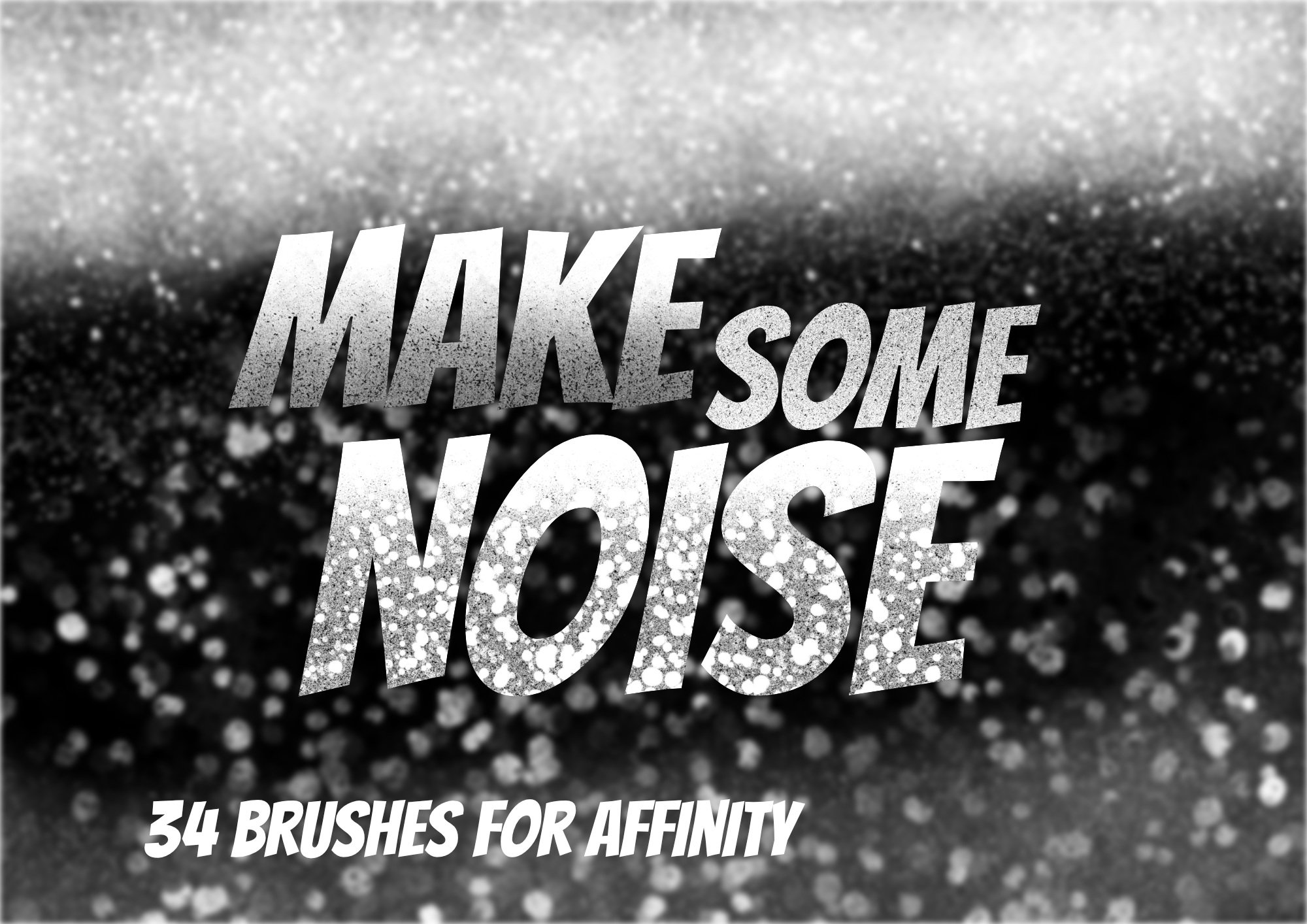 Noise brushes for Affinity Apps cover image.