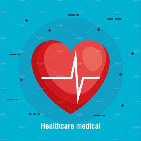 cardiology heart healthcare medical cover image.
