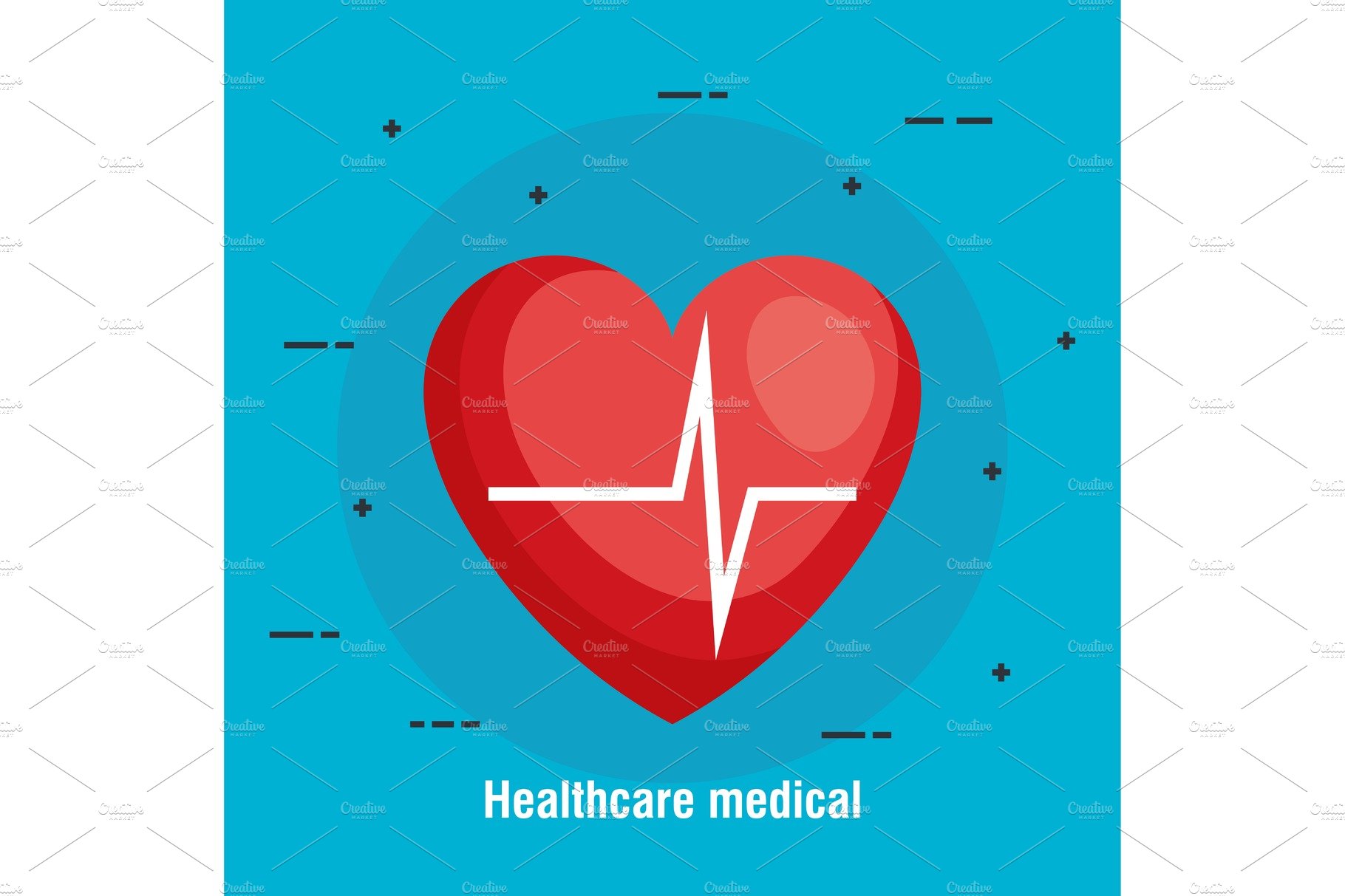 cardiology heart healthcare medical cover image.