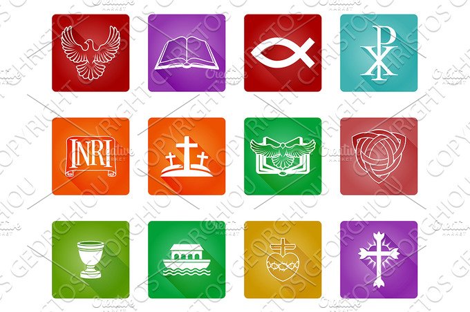 Christian Icon Symbols cover image.