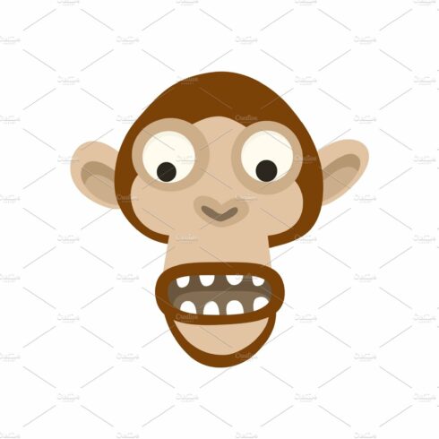 Cool monkey logo vector design cover image.