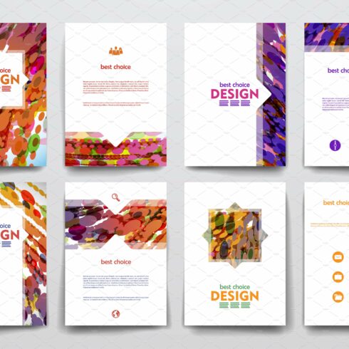 Set of Beautiful Brochures cover image.