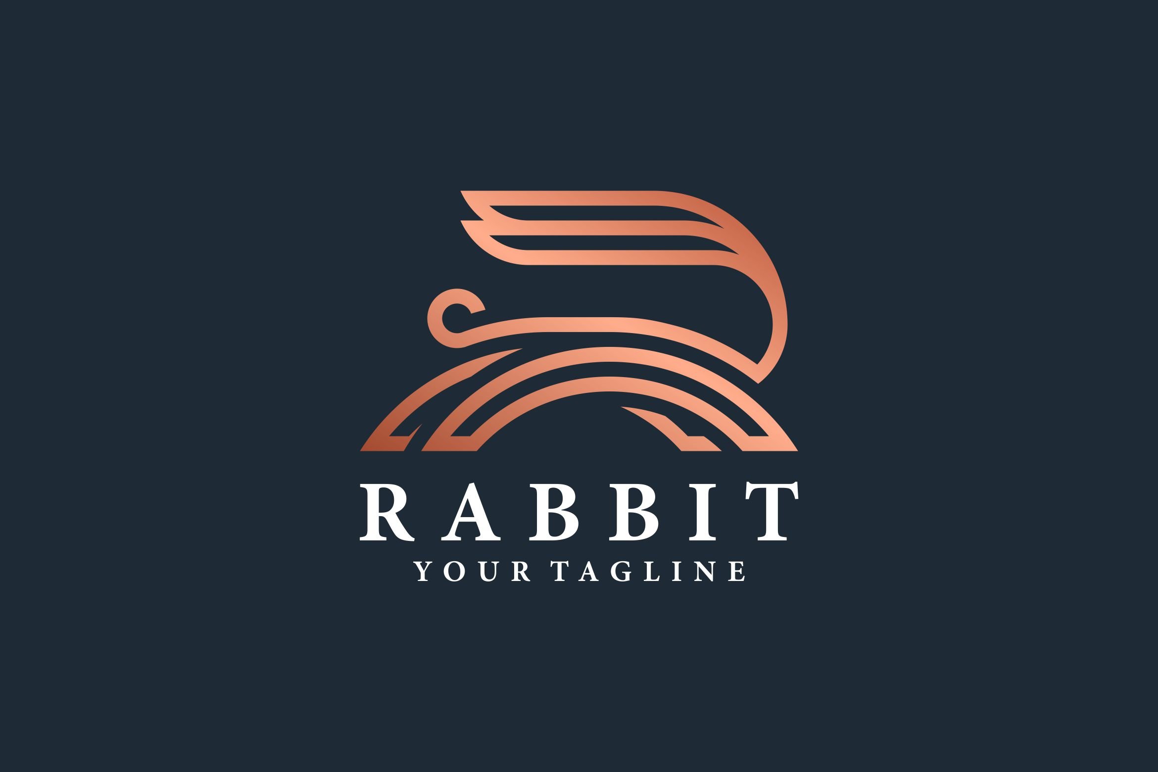 RABBIT Line Art Logo cover image.