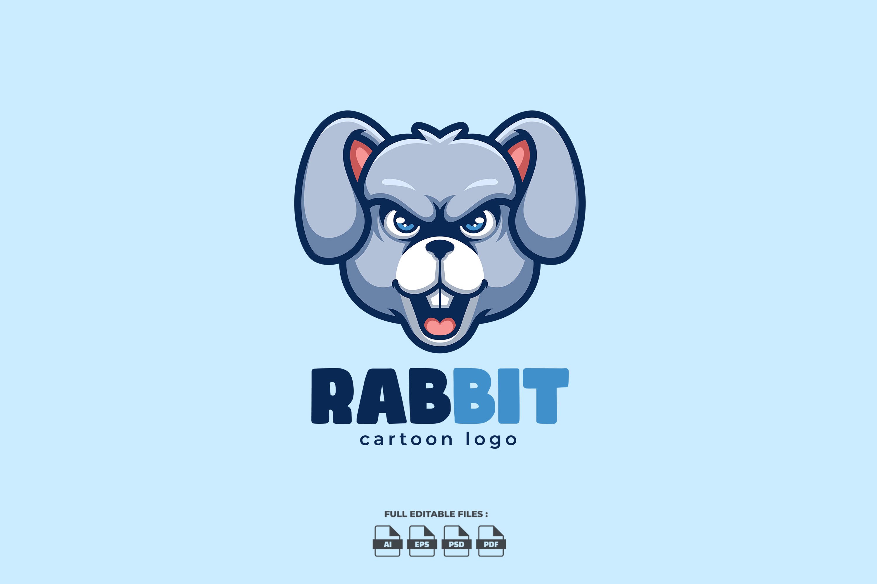 Rabbit Cartoon Logo cover image.