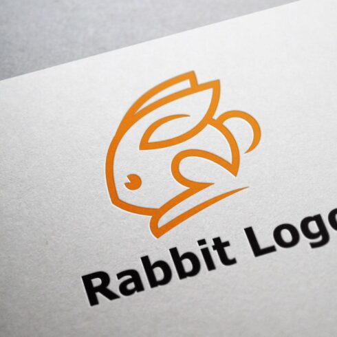 Rabbit Logo Template cover image.
