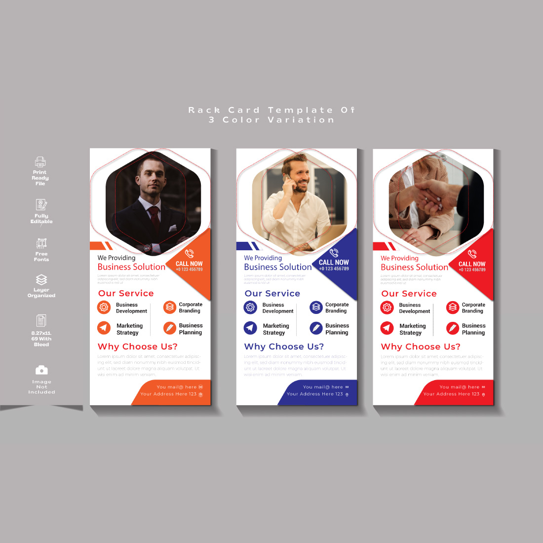 03 Rack card design dl flyer design | rack card template for your business cover image.
