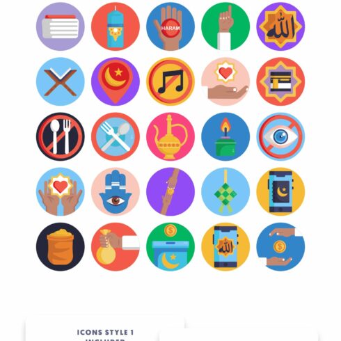 50 Ramadan Icons cover image.
