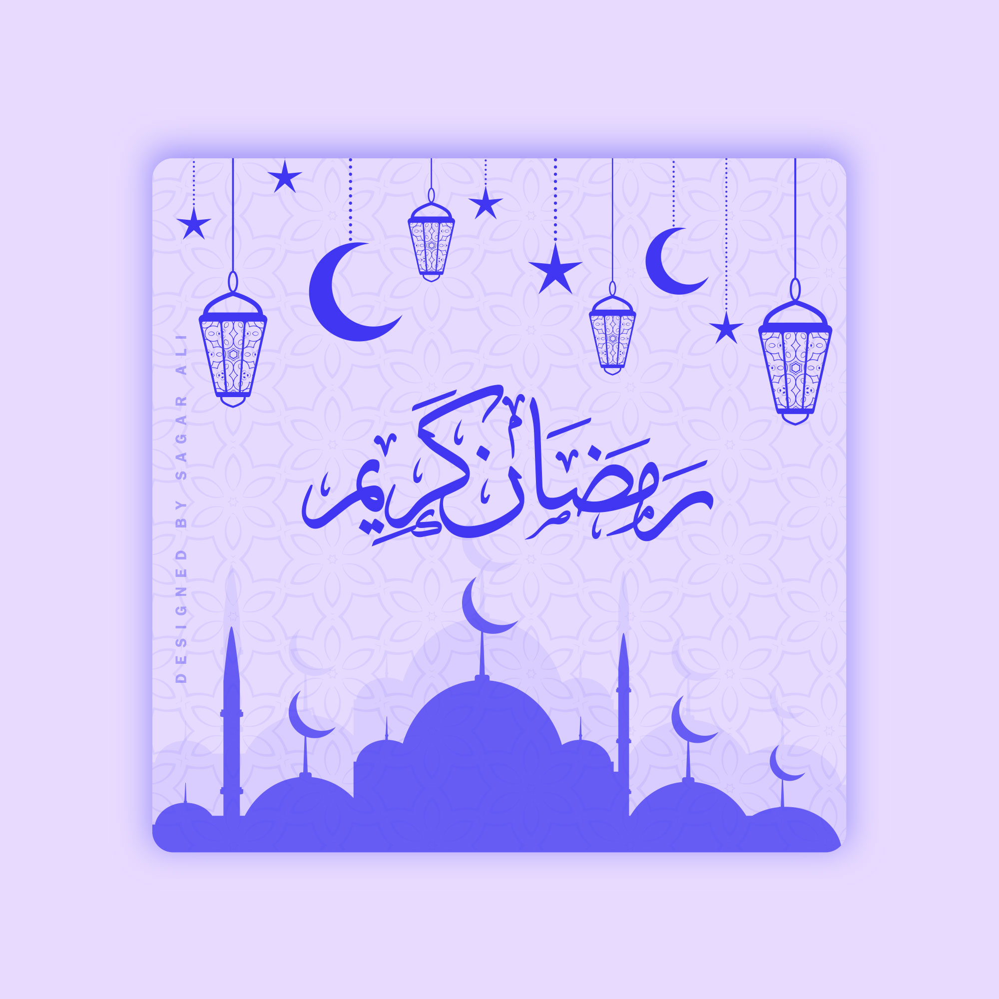 Ramadan Kareem Social media Post design preview image.
