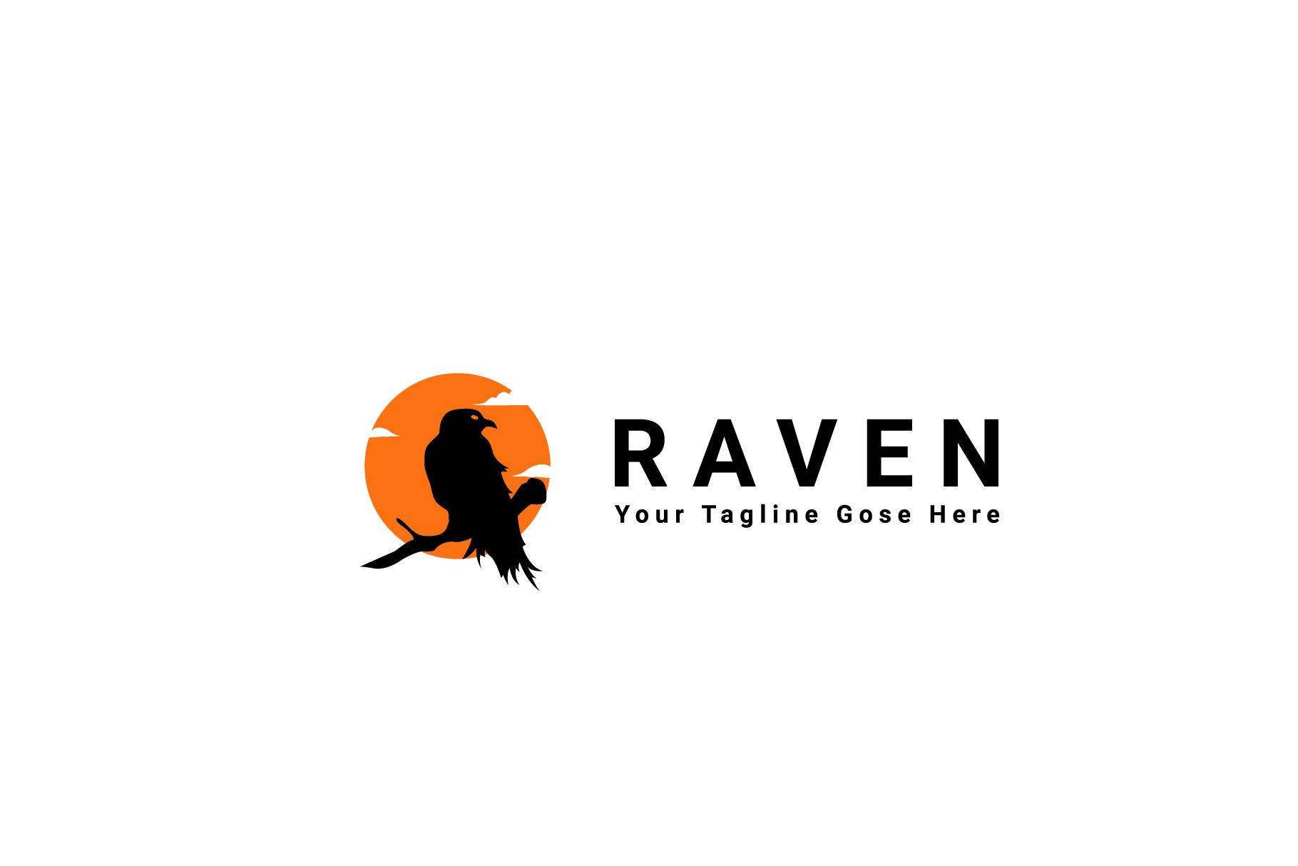 raven logo design cover image.