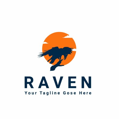 Raven logo design cover image.